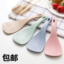 Tide enjoy wheat straw cute household non-stick rice spoon Creative environmental protection plastic rice cooker pot rice shovel scoop