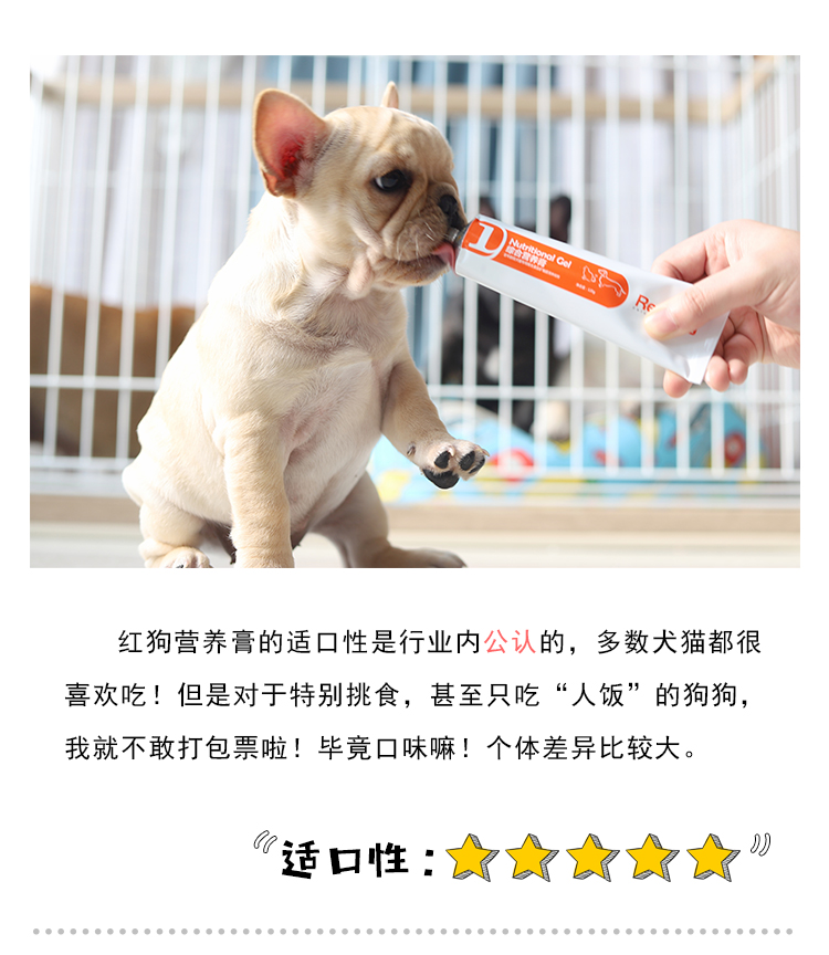 Kem dinh dưỡng chó đỏ 120g luật mèo chiến đấu Ke quỹ Mao Teddy chó dinh dưỡng chó con vitamin - Cat / Dog Health bổ sung sữa mèo sơ sinh