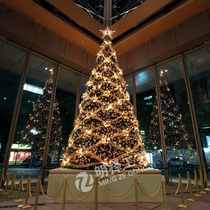 Outdoor large frame Christmas tree shopping mall hotel event 4 meters 5 meters 6 meters 8 meters decorated Christmas tree shape layout