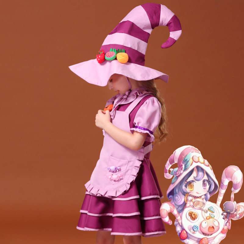 Halloween Children's Clothing Girls Candy Clothes Witch Clothes Kindergarten Makeup Prom Party Performance Dress Costumes