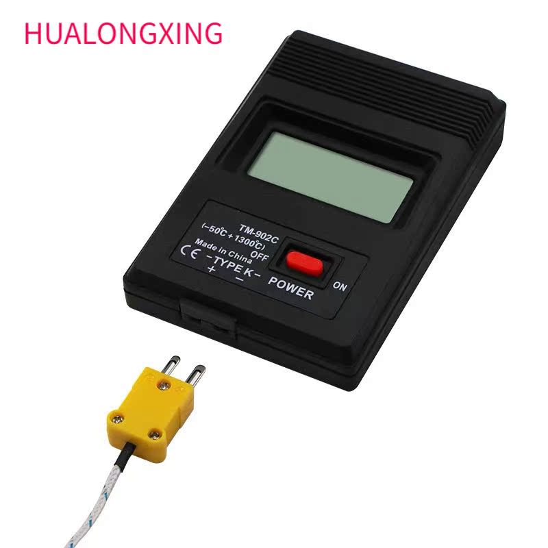 Hualon point Wenzometer TM-902C sensor K type simple thermometric plug thermocouple temperature monitor