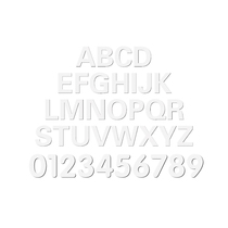 Black and white magnetic alphanumeric decoration ins creative refrigerator sticker Wall decoration decoration props DIY magnet sticker