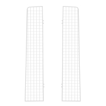 Poverty aesthetics bookshelf side net Coat rack side net Supermarket shelf end back net Metal hanging net on both sides of the net basket