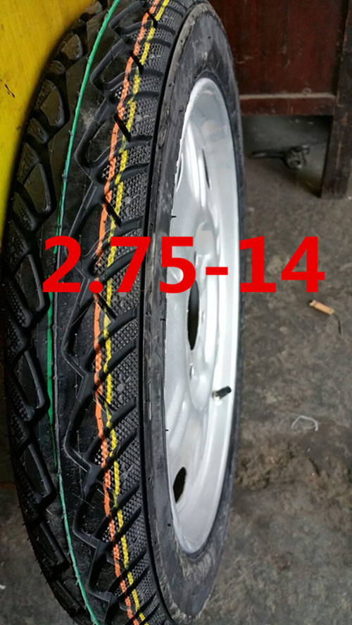 Vận chuyển quốc gia 275-14 lốp xe điện ba bánh lốp vỏ bên trong lốp cộng với vòng thép - Lốp xe máy lốp không hơi xe máy