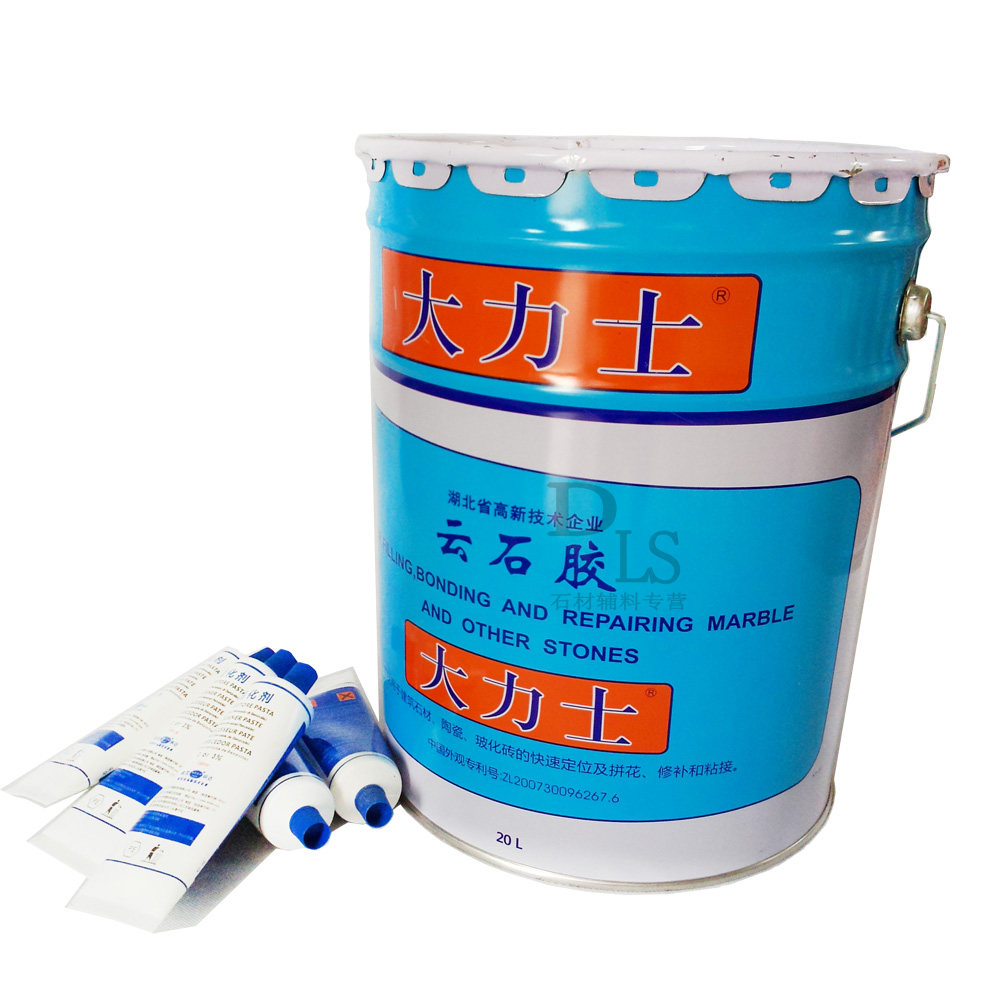 Wuhan Keda Hercules marble glue 20L 18KG vat transparent marble tile adhesive double-sided glue