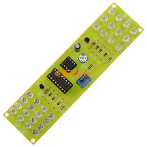 CD4017 NE555 two-color flash light circuit electronic production kit Loose parts