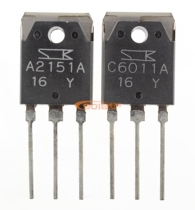 New original Sanken high power audio amplifier tube to tube transistor A2151A C6011A