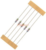 High precision metal film resistor 1 4W 0 25W 400K Error 1% Full range