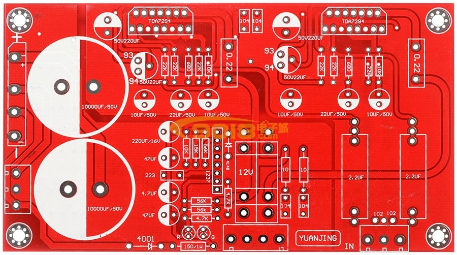 TDA7293 TDA7294 High Fidelity Fever Gallbladder Taste Power Amplifier Board Printed Board PCB Empty Board