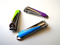 Japan and the United States new high-end boxed stainless steel nail scissors 6473-2 three-color nail clippers with nail clippers
