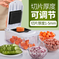 Multifunctional kitchen vegetable cutting artifact Household potato shredding planer wiping board Fruit slicer Manual dicing device