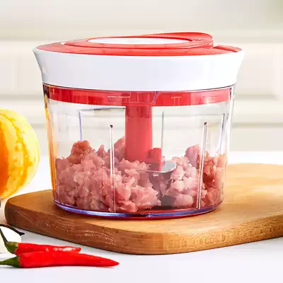 Mai Neng multifunctional vegetable cutting garlic machine household dumpling stuffing vegetable cutting machine manual winch garlic Mud Artifact