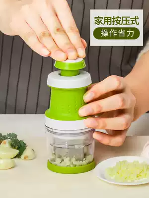 Garlic press garlic mixer garlic mash machine garlic mash manual household garlic press stone mortar garlic head crushed Pat knife