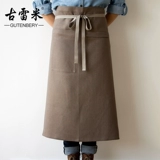 Фартук, брендовый скандинавский цветочный магазин подходит для мужчин и женщин, кофейная юбка в складку, японские и корейские, скандинавский стиль