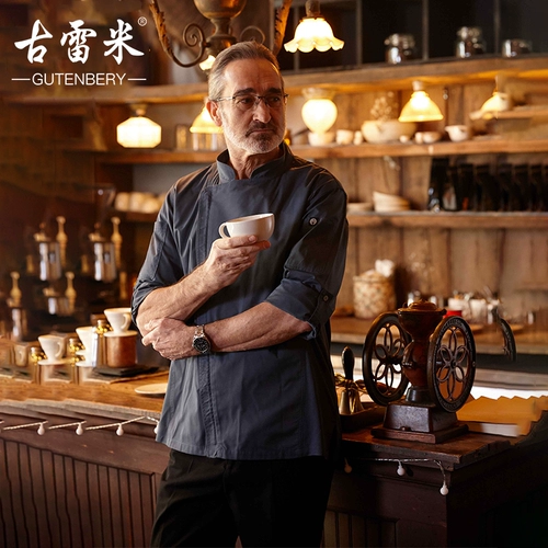 古雷米 Осенний лонгслив для работы подходит для мужчин и женщин, короткий рукав