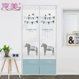 Ветрозащитная штора, удерживающее тепло ветрозащитное пластиковое прозрачное магнитное средство от комаров