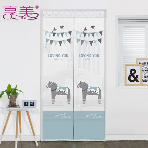 Ветрозащитная штора, удерживающее тепло ветрозащитное пластиковое прозрачное магнитное средство от комаров