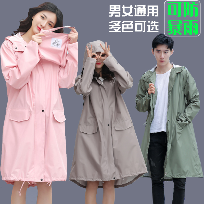 New Style Raincoat for Women, Fashionable Hiking Long Poncho, Oversized for Men, Lightweight, Cute, Full-Body Waterproof Windbreaker Jacket