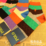 Chính hãng POLO vớ vớ của nam giới tuần 7 vớ nam cotton hộp quà tặng cờ kỹ thuật số gói mô hình bán buôn vớ chân