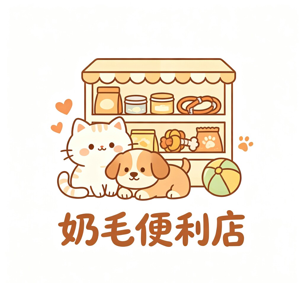 奶毛便利店的LOGO