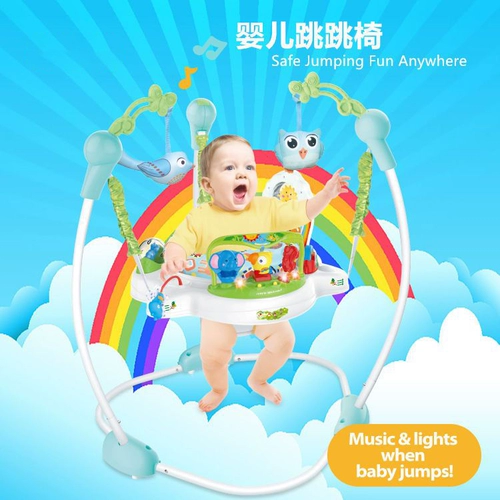 Детская качалка для прыжков для раннего возраста для спортзала, универсальная музыкальная игрушка
