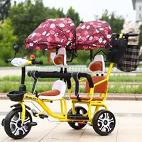 Сплошная плода шина_ желтая+push -бар+двойная ограждения+музыка+красный мультфильм двойной сарай