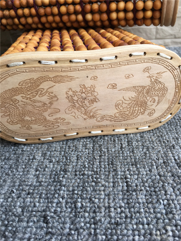 Bóng, gối mát, thuja, gỗ hồng sắc, gỗ hồng sắc, massage, gối cổ tử cung, gối kẹo hình chữ nhật, gối cổ, gối tròn - Gối gối tựa lưng sofa gỗ