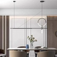Restaurant Chandelier, Light Luxury Modern Minimalist Dining Room Table Bar Counter Minimalist Long Strip Light, Creative Designer Zhongshan Lighting Fixtures