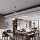 Scandinavian Simple Long Restaurant Bar Chandelier Commercial Office Space Designer Model Room Exhibition Hall Home Lamps