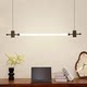Nordic Minimalist Restaurant Chandelier Modern Simple Light Luxury Dining Table Lamp Designer Bar Long Restaurant Lamp