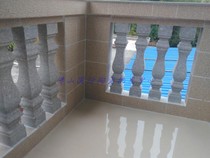 Natural stone railing 120*600 500 700mm white marble railing sesame white general column Roman column