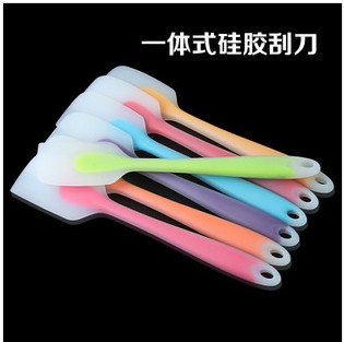Large number small high temperature resistant silica gel integrated scraper seamless high temperature resistant scraper Gradual Layer Color Scraper Shovel