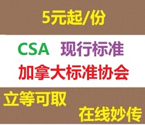  CSA Standard Canadian Standards Association Standard specification procedures
