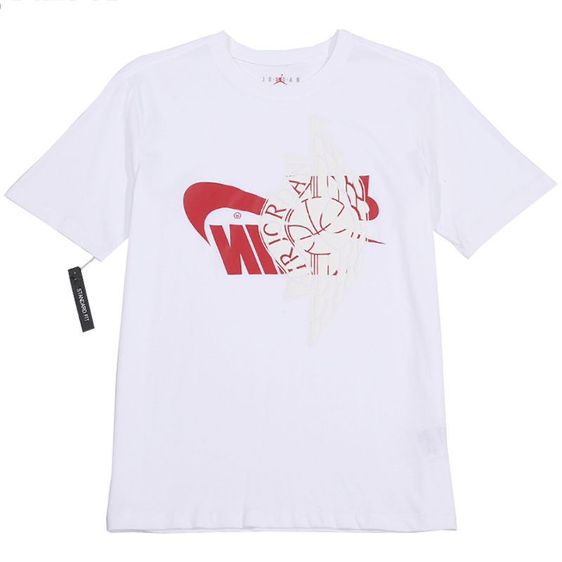 Nike nam 2019 xuân mới tay ngắn thể thao thoải mái giản dị cổ tròn thoáng khí Áo thun AO0602-010 - Áo phông thể thao áo ba lỗ tập gym nam