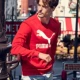 Puma 2019 李 现 Cùng một đoạn áo len cổ tròn giản dị áo len 579069-01 - Thể thao lông cừu / jumper đồ thu đông