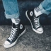 Giày converse Giày nữ mùa hè 2019 đôi mới đôi cổ điển thường xanh thường xanh Giày vải cao cấp 101010 - Plimsolls