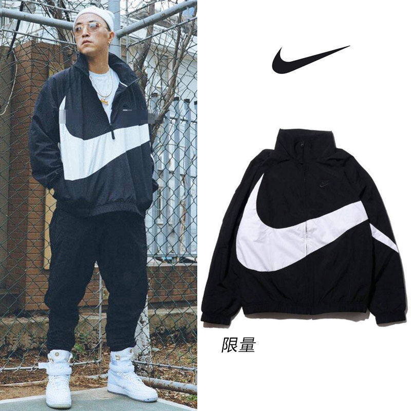 nike big logo jacket