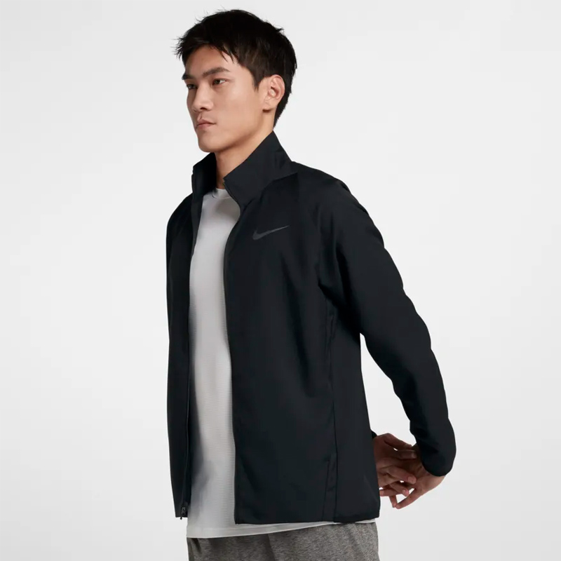 Nike nam 2019 mùa thu mới thể thao cổ áo đứng giản dị áo khoác áo khoác ngắn 928011-013 - Áo khoác thể thao / áo khoác áo khoác thể thao nữ