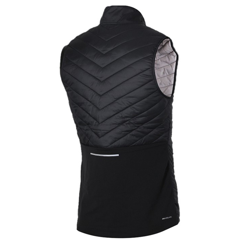 Áo khoác nam mùa đông 2018 chống gió ấm áp cổ áo thể thao cotton vest bông AH0547-010 ao thun the thao
