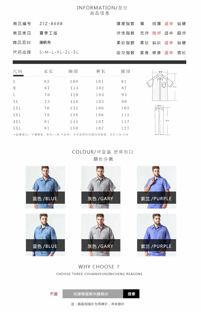 Vêtement de travail en coton - Ref 1915253 Image 9