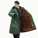 Утепленный старомодный пуховик, пальто подходит для мужчин и женщин, куртка