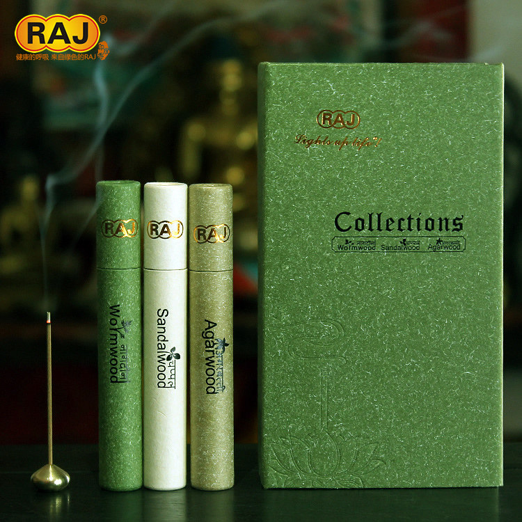 RAJ India fragrant natural water Sink Scent Line Aroma Original sandalwood Agrass fragrant and fragrant incense casket