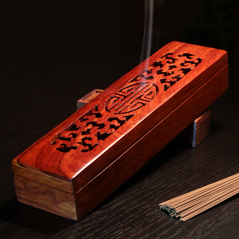 RAJ incense incense florifoam rosewood incense box home hollowed out shell incense burner recumbent incense burner incense burner