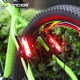 Bicycle Tail Light, Mountain Bike Accessories, Night Cycling Equipment, Bicycle Light, Flashing Warning Flash, USB Charging