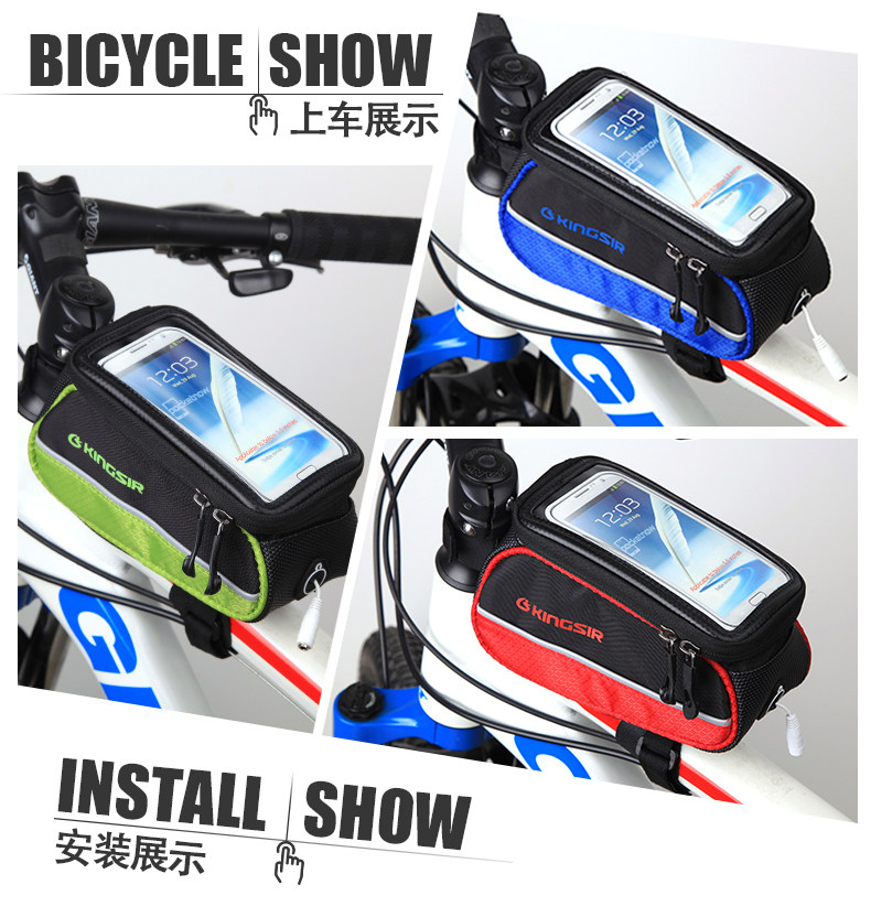 Sacoche pour vélo mixte KINGSIR - Ref 2212103 Image 19