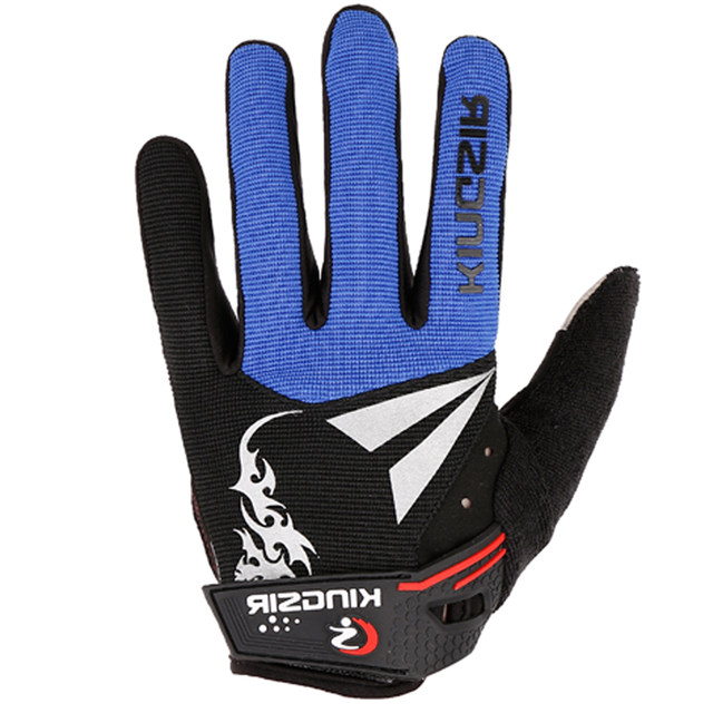 Bicycle Full-Finger Anti-Slip Cycling Gloves, Mountain Bike Gloves, Men's Cycling Gloves, Outdoor Road Bike Gloves, Breathable, Shock-Absorbing, Touch Screen