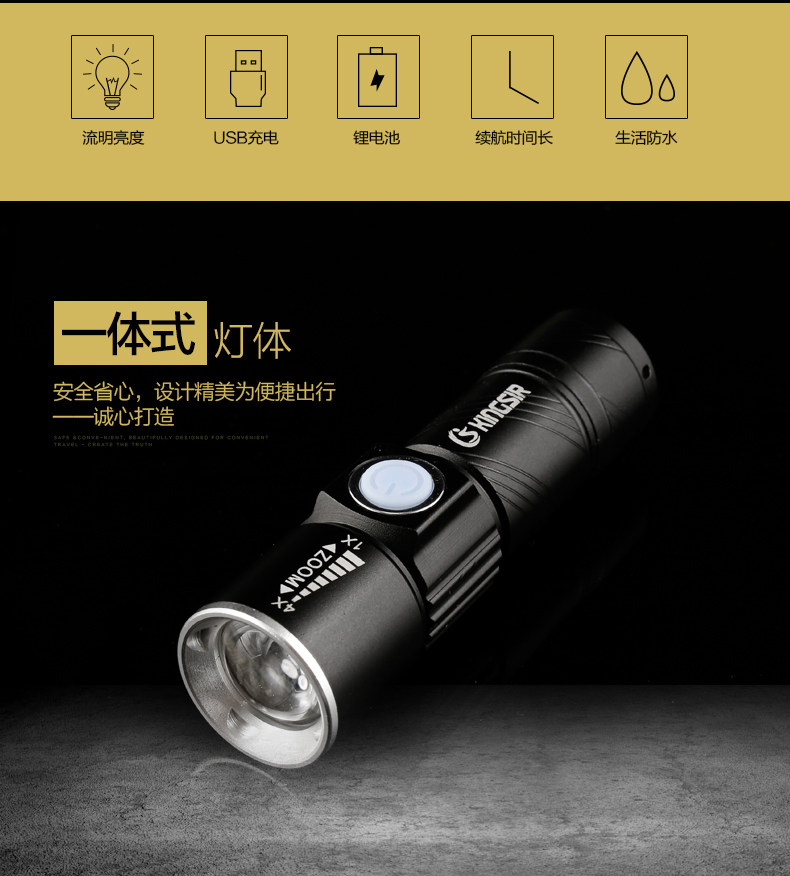 Lumière vélo KINGSIR - phare - Ref 2401648 Image 10