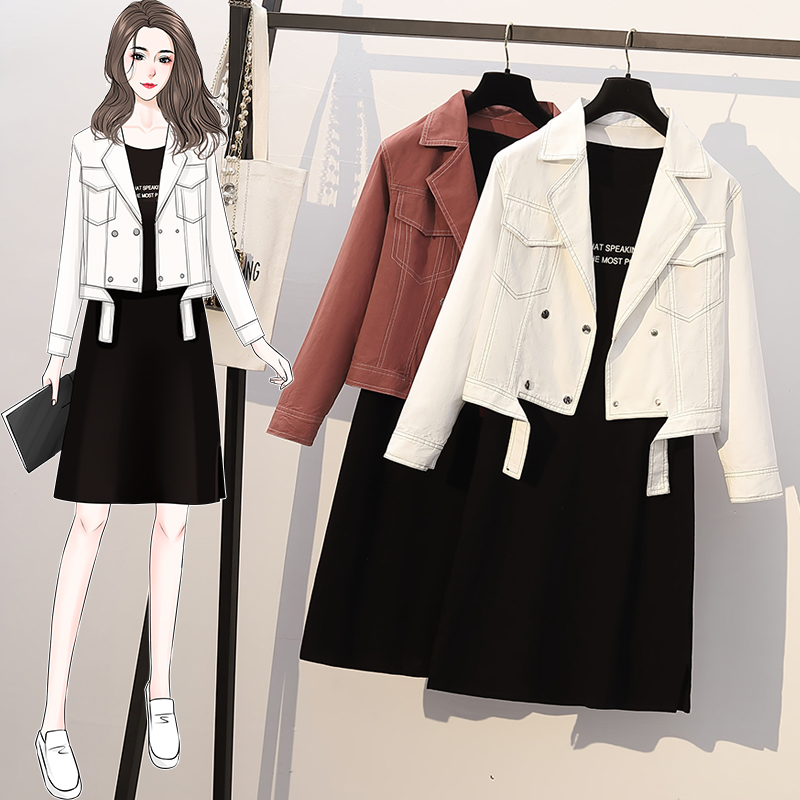 Pregnant Woman Autumn Dress Ocean Dress 2022 Spring Autumn Season New Minus Age Autumn Winter style Suit Fashion out of two sets of women