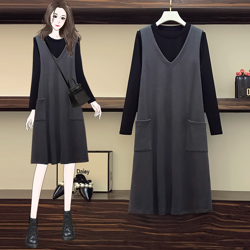 Pregnant women's spring clothing dress dress 2023 Spring new spring and autumn cash suit Fashion money out of two sets of skirt children 