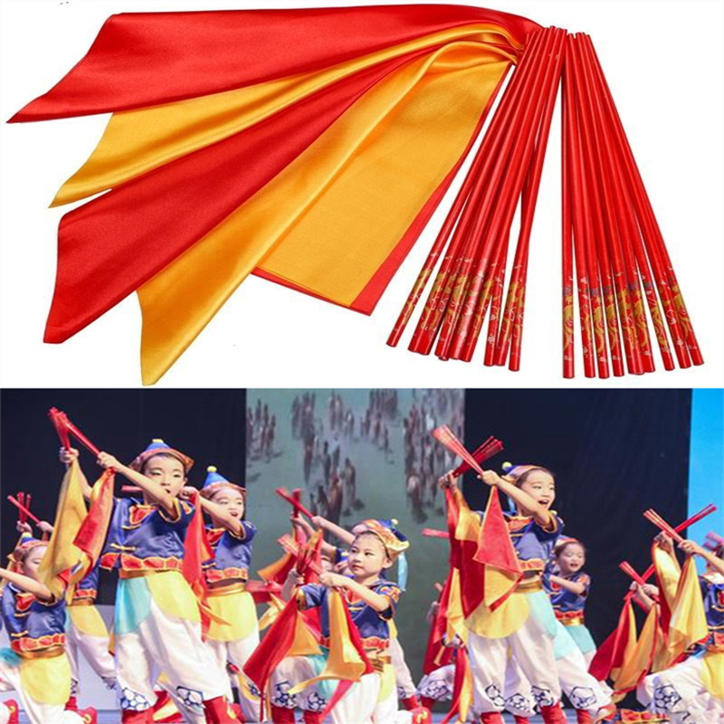 Dance Chopsticks Mongolian Dance Group Props Square Dance Props Adults With Red Dancing Chopsticks Dance Children Special 24cm